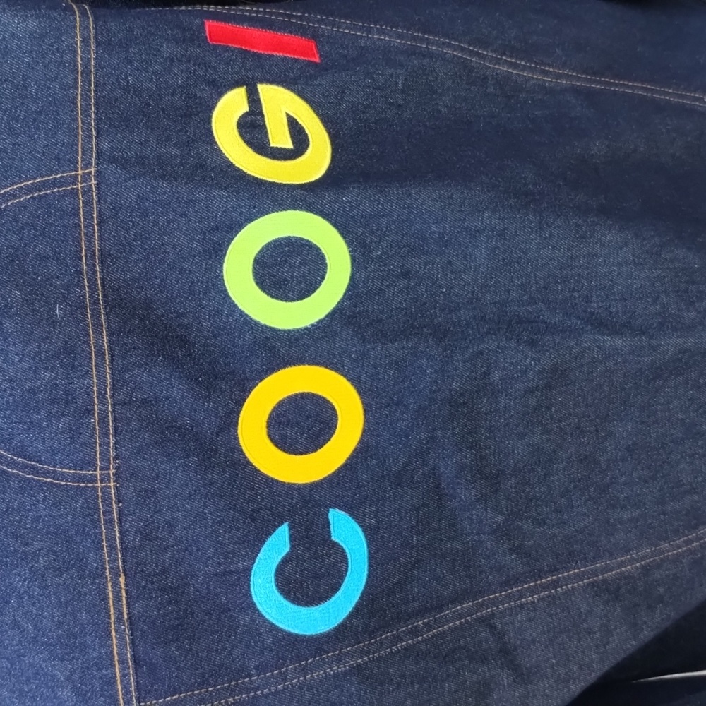 COOGI Cotton Down Under Blue Jean 6 Pocket Jacket Crispy - Picture 6 of 16
